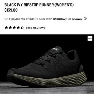 NoBull Black Ivy Ripstop Runner Women’s 9.5